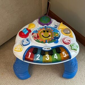 Baby Einstein Musical Activity Table for Kids - Blue and Multicolor